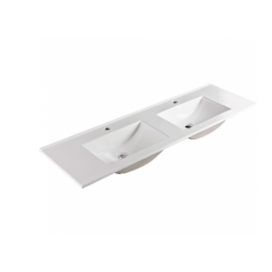 Vanessa 1500 Poly Marble Basin-Top Double Bowl